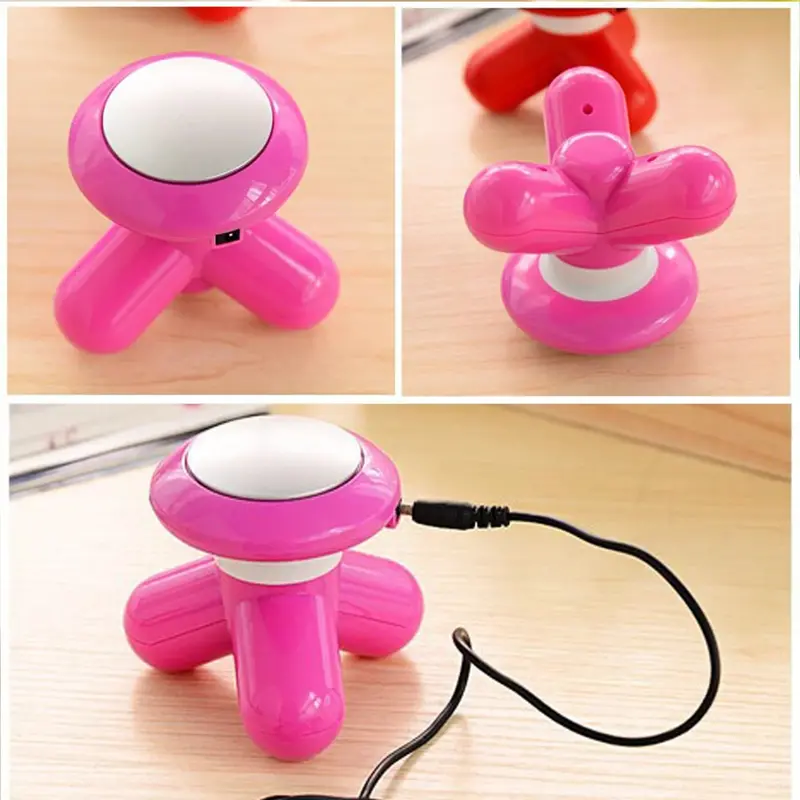 0367A Compact Full-Body Electric Vibrating Massager – Multi-Color Handheld Relief Device 1