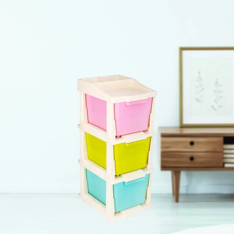0717 3-Tier Modular Drawer Organizer – Stackable, Multi-Purpose Storage System 1