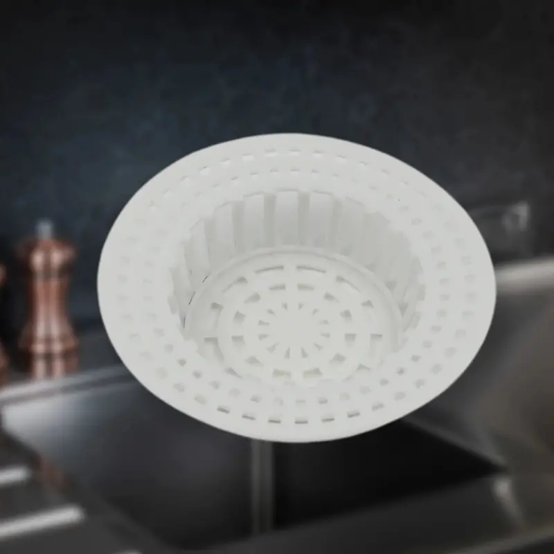 0825 Kitchen Sink Strainer Set – 3-Piece Plastic Drain Mesh Filter For Basins, Waste Traps & Sink Outlets 1