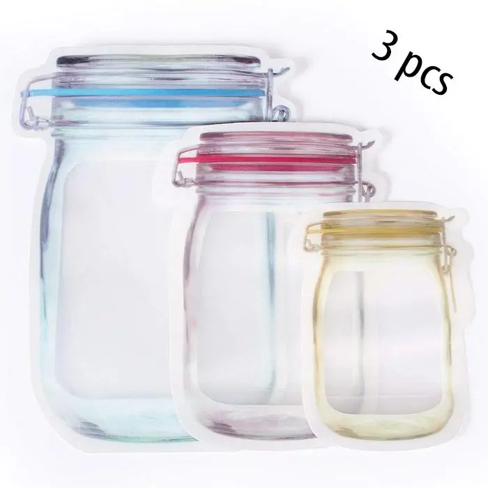 0855 Clear Stand-Up Resealable Plastic Pouch With Zip Closure 1