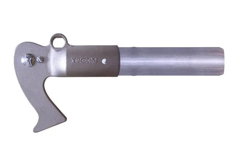 1-Foot Aluminum Saw Pole Head Only – Hollow Fiberglass Pole Adapter 1