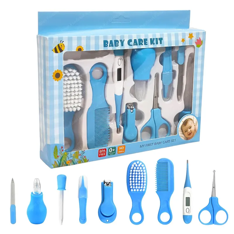 10-Piece Newborn Baby Grooming Kit – Pediatrician-Approved Care Tools For Infants & Toddlers 1