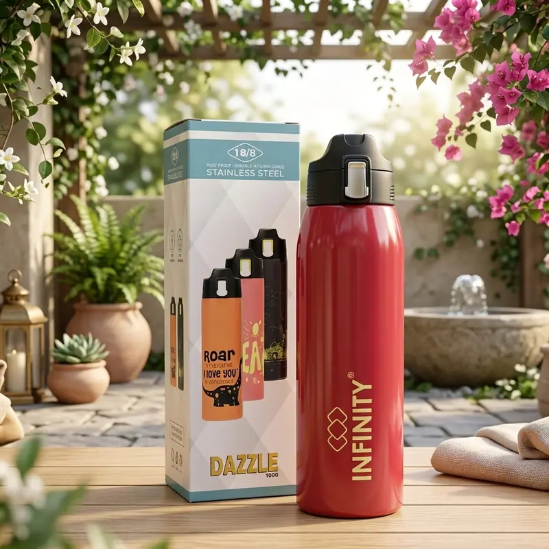 1000Ml Dazzle Vacuum-Insulated Stainless Steel Bottle – Infinity Large-Capacity Option 1
