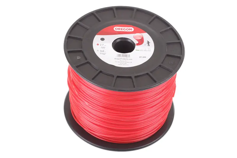 .105" Round Red Trimmer Line — 5 Lb Spool, 866 Ft 1
