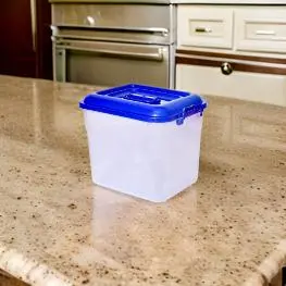 11 Kg Airtight Plastic Storage Bin With Side Lock Handle For Grains & Snacks 1