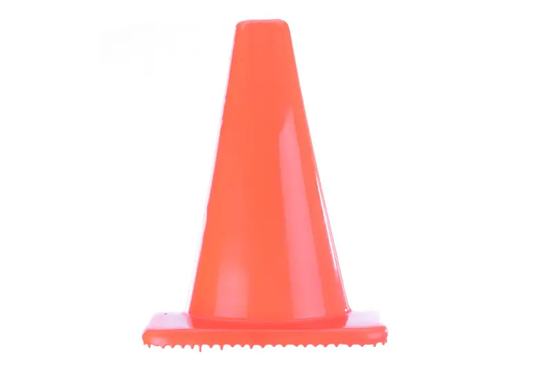 12-Inch Traffic Safety Cone – High-Visibility Orange, Durable Rubber Base 1