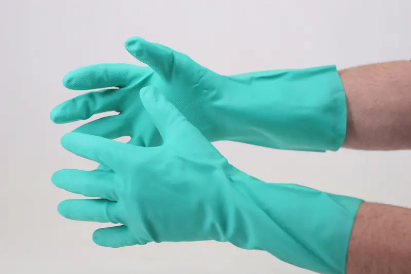 15-Mil Flock-Lined Chemical-Resistant Glove – Size Xl 1