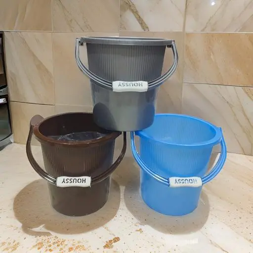 16-Litre Reinforced Plastic Bathroom Bucket – Versatile, Spill-Resistant Utility Container 1