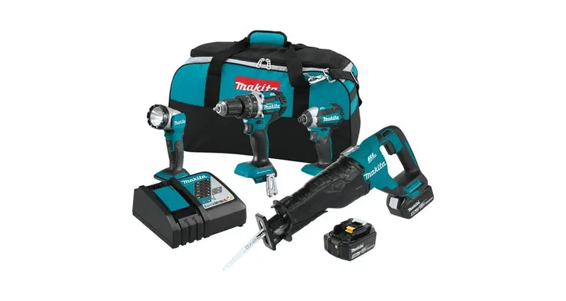 2020 Makita 18V Lxt Brushless 4-Tool Cordless Combo Kit (Xt447T) 1