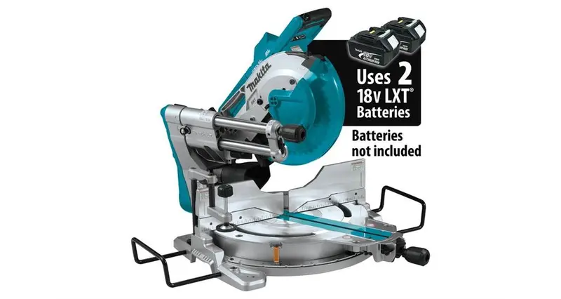 2020 Makita 36V (18V X2) Lxt Brushless 10" Dual-Bevel Sliding Miter Saw (Xsl04Zu) 1