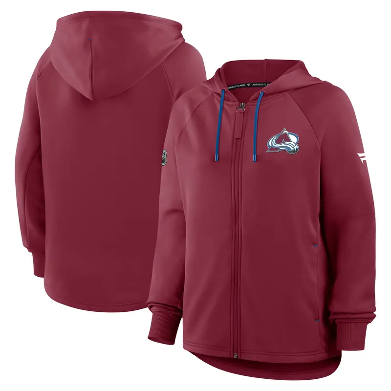 2025–2026 Colorado Avalanche Women’S Pro Rink Fleece Full-Zip Jacket 1