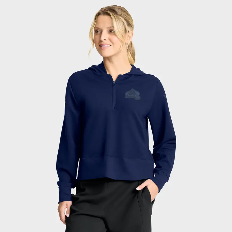 2025–2026 Colorado Avalanche Women’S Pro Road Fleece 1/4-Zip Jacket 1