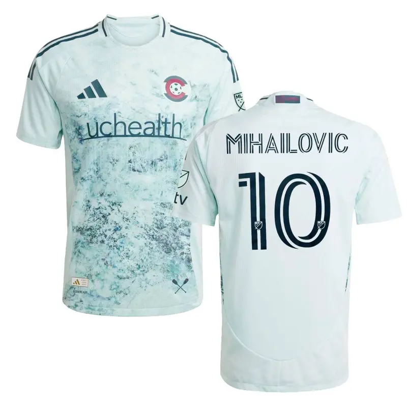 2025 Colorado Rapids Headwaters Authentic Jersey – #10 Djordje Mihailovic 1