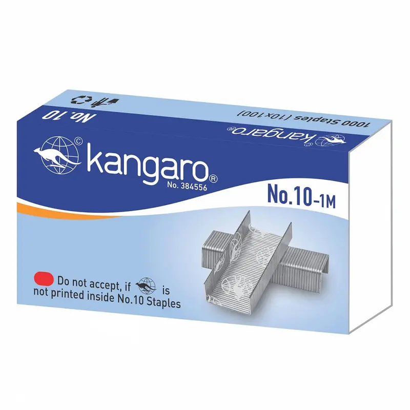 3598 Kangaro Standard Stapler Pins – No. 10 Staples (1,000-Piece Box) 1