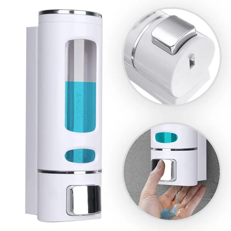 3918 Wall-Mounted Soap Dispenser – Space-Saving Bathroom Or Kitchen Accessory 1