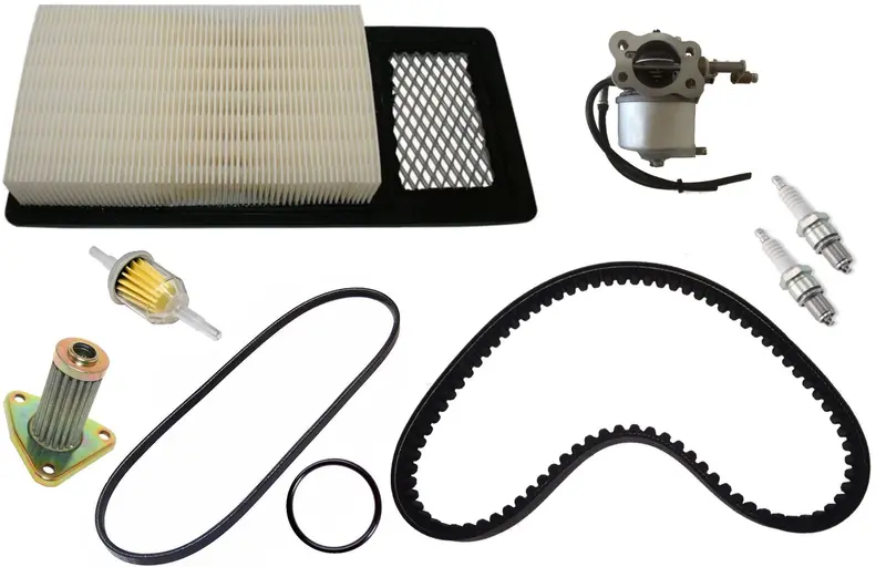 4-Cycle Ezgo Medalist/Txt Golf Cart Tune-Up Kit (1994–2005) – Carburetor, Filters, Drive & Starter Belt 1