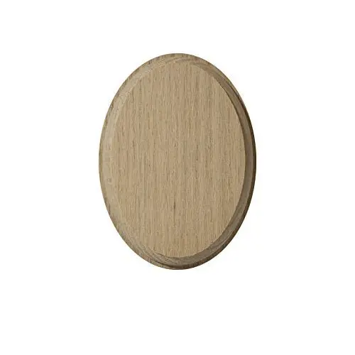 4 Inch X 5-1/4 Inch Oval Decorative Rosette 1