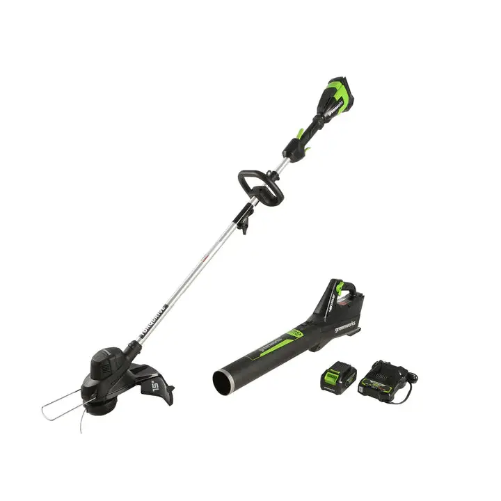 48V Cordless Trimmer And Blower Combo Kit – Includes Battery & Charger 1