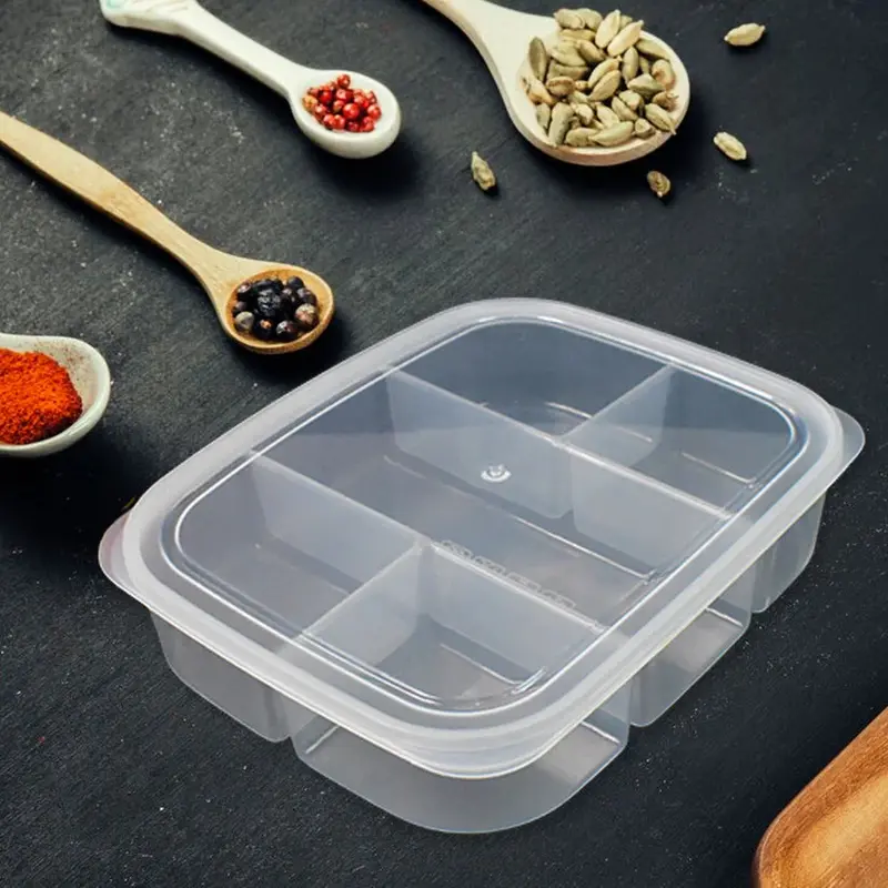 5-Compartment Reusable Lunch Box – Leak-Resistant Bento Container, 1 Unit (10302) 1