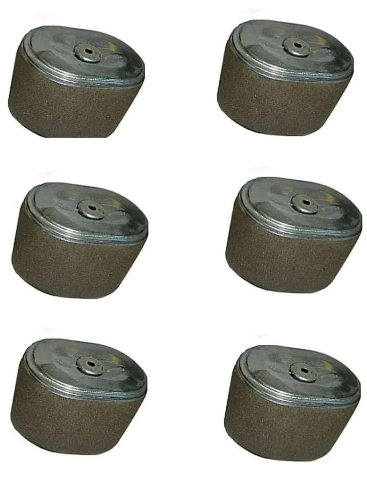 6-Pack Air Filter Elements For Honda Gx120 4.0 Hp Gas Engines 1