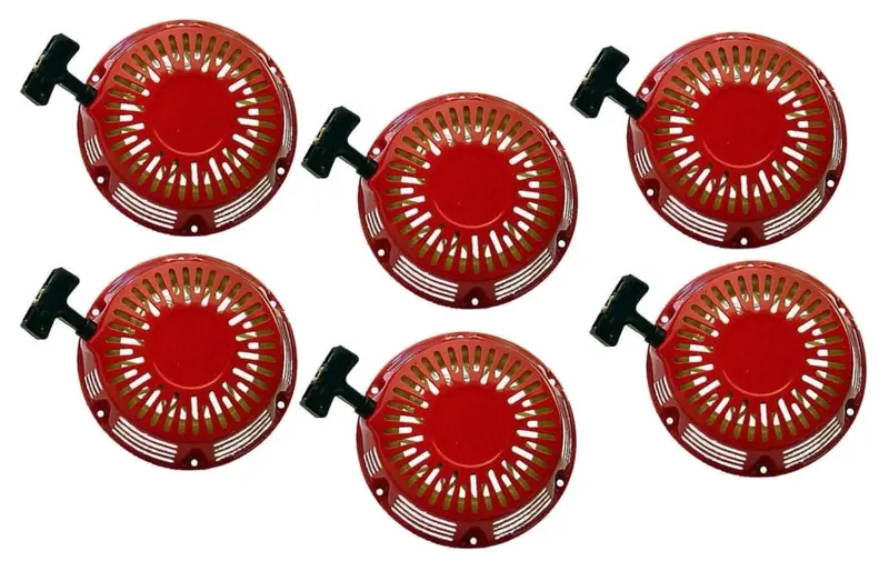 6-Pack Red Recoil Starter Covers For Honda Gx340/Gx390 – 11Hp & 13Hp Engines 1