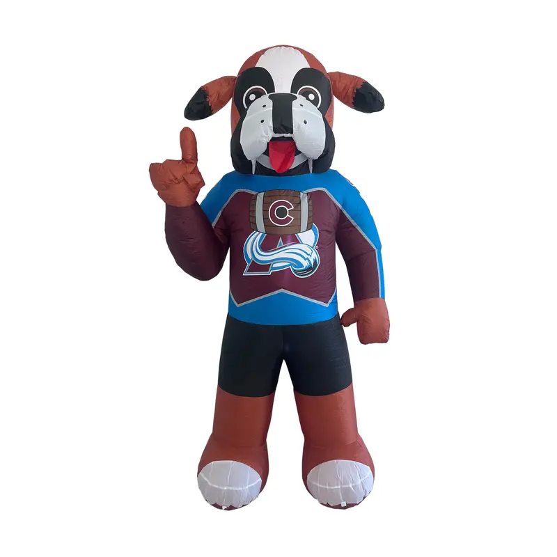 7-Foot Inflatable Colorado Avalanche Mascot Bernie Yard Display 1