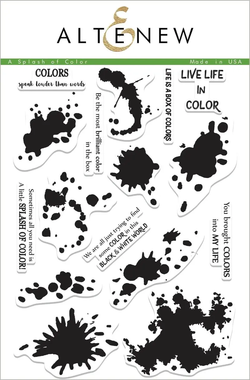 A Splash Of Color Versatile Stamp Set 1