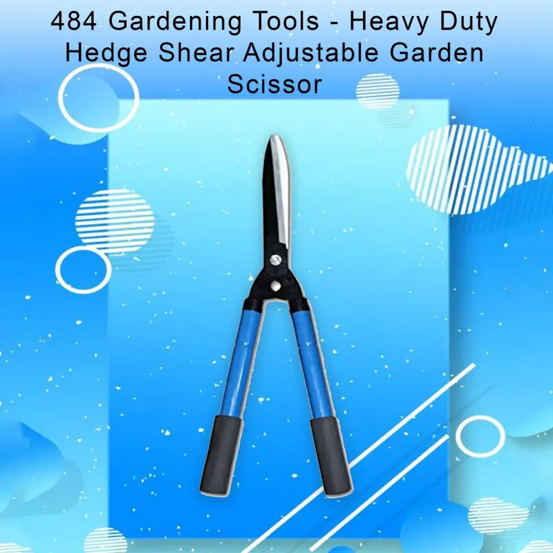 Adjustable Comfort-Grip Hedge Shears – Ergonomic Garden Scissors For Thick Foliage 1