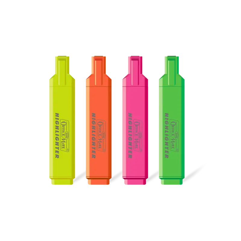 Aerotix Office Matte Highlighters – 5-Piece Set With Smooth, Smear-Resistant Ink 1