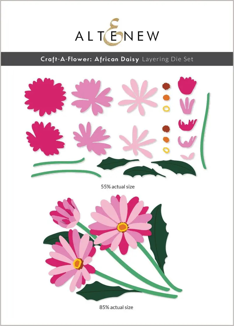 African Daisy Layering Die Set – Craft-A-Flower Series 1