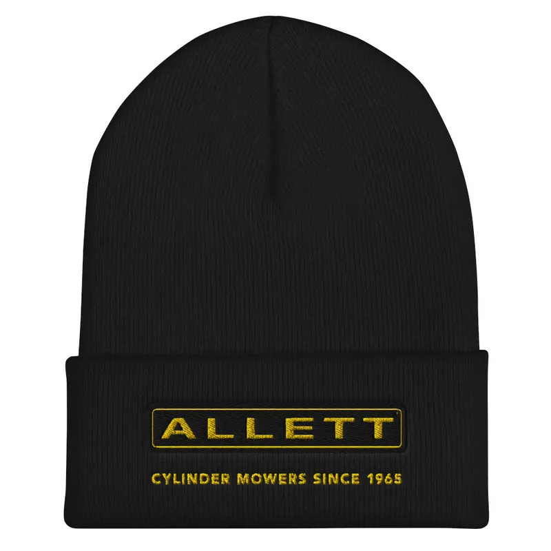 Allett Pro Cylinder Mowers Ribbed Cuffed Beanie 1