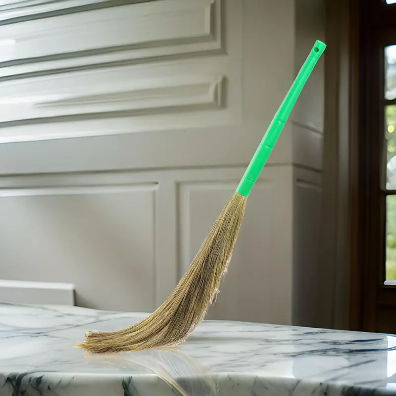 Am0522 Shubh Laxmi Natural Grass Broom – Traditional Handcrafted Sweep 1