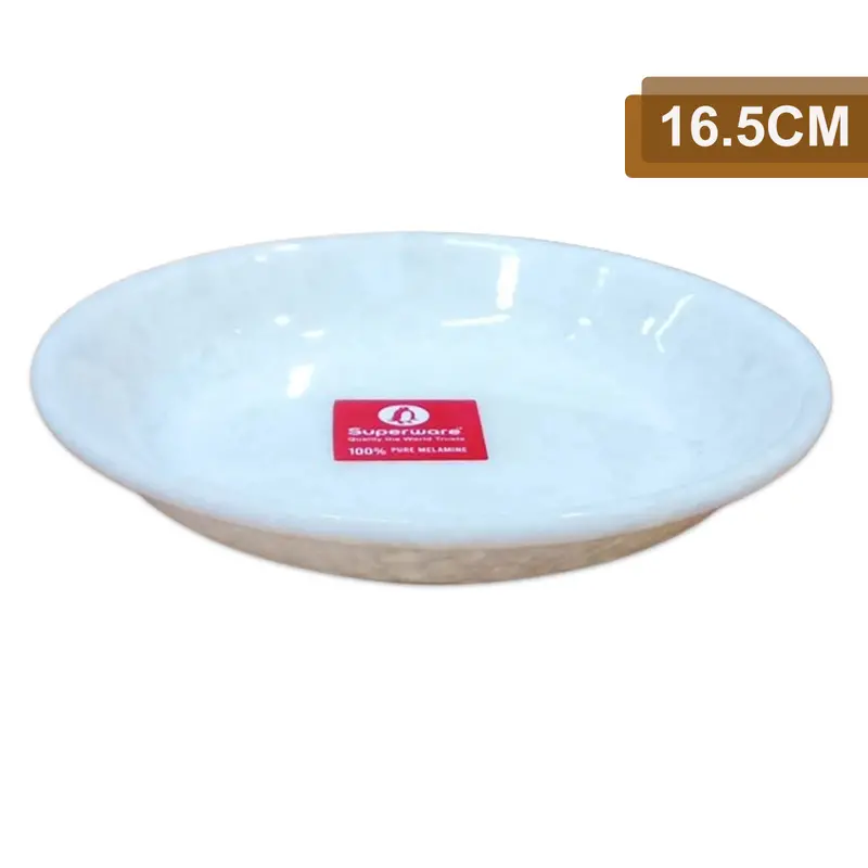 Am2035 Super Pearl Snack Plate – 6.5-Inch (16.5Cm), Elegant Rim Design & Chip-Resistant Finish 1