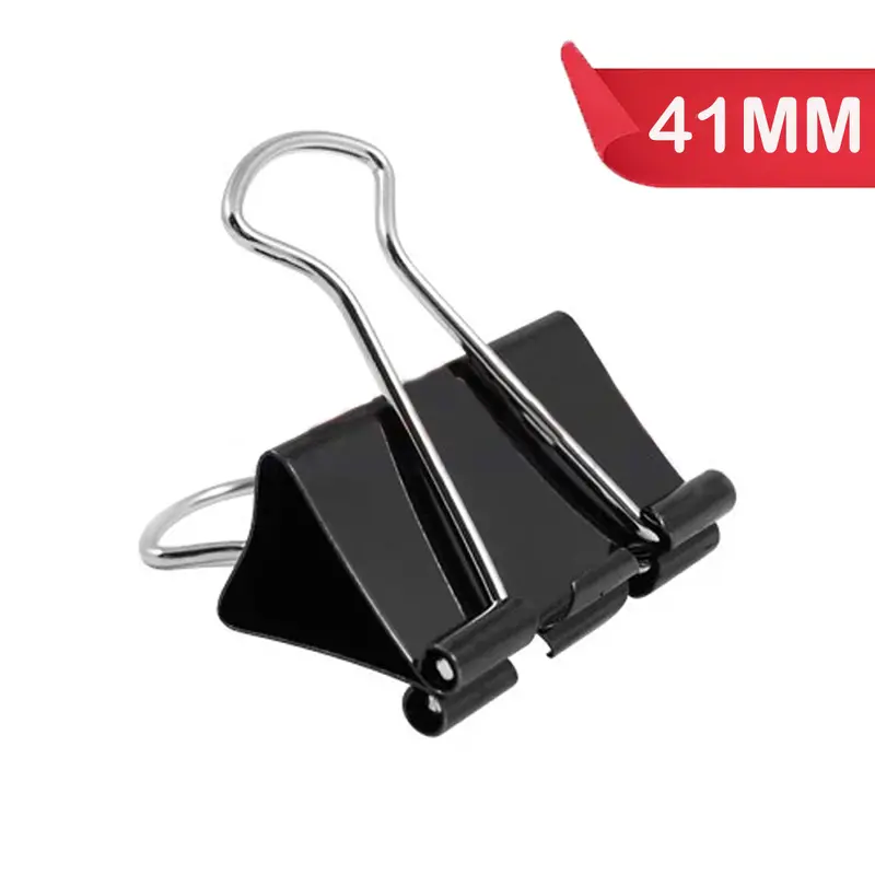 Am2174 12-Pack 41Mm Black Heavy-Duty Binder Clips 1