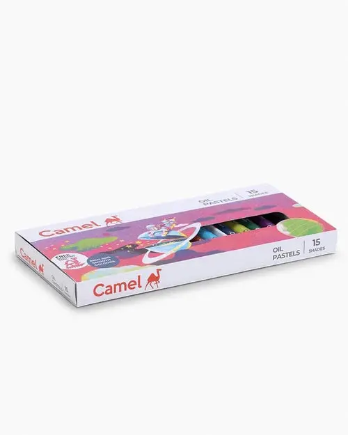 Am3297 Camel Oil Pastel Set – 15 Vibrant Shades For Blending And Layering 1