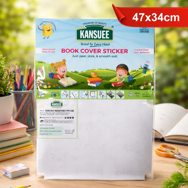 Am7194 Kansuee Crystal Book Cover Sheets – 10-Piece Set (47 × 34 Cm) 1