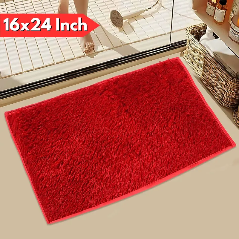 Anti-Skid Bath Mat – 16X24 Inch High-Grip Rubber-Backed Floor Mat For Wet Bathroom Surfaces (Rg Series) 1