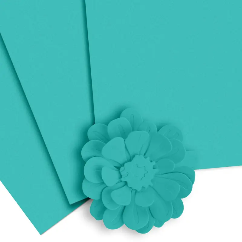 Aqualicious Teal Cardstock Set – 10 Sheets, Crisp & Versatile Craft Paper 1