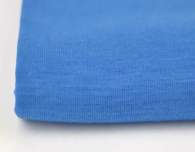 Aquamarine Organic Merino Wool Jersey 1