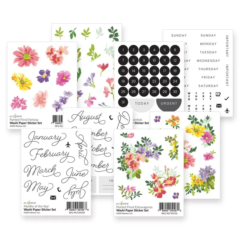 Assorted Washi Tape Sticker Collection 1