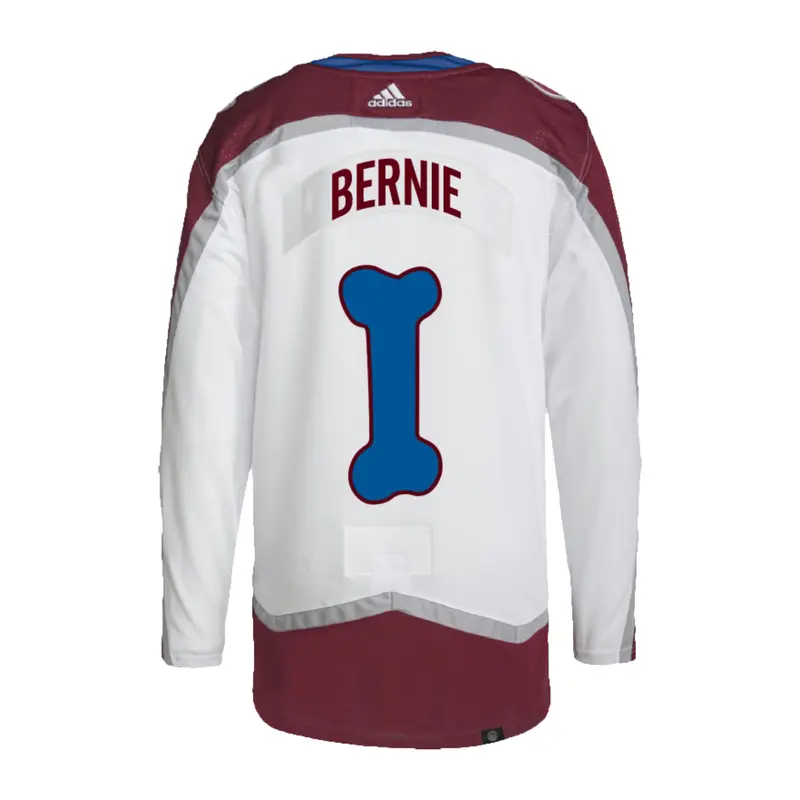 Authentic Colorado Avalanche Primegreen Road Bernie Jersey 1