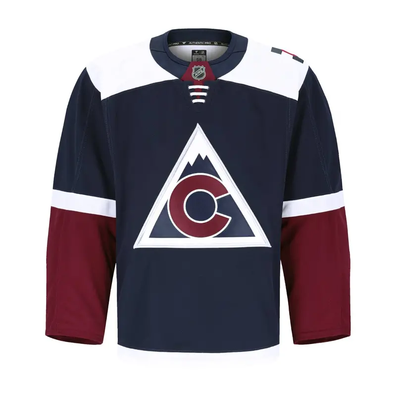 Authentic Colorado Avalanche Pro On-Ice Alternate Blank Jersey 1