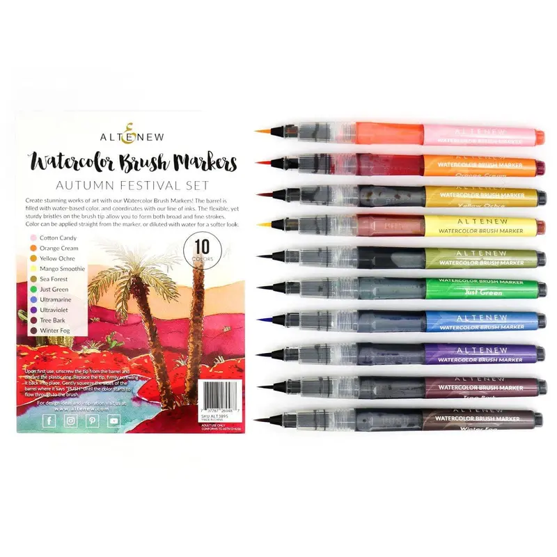 Autumn Festival Brush Marker Set 1