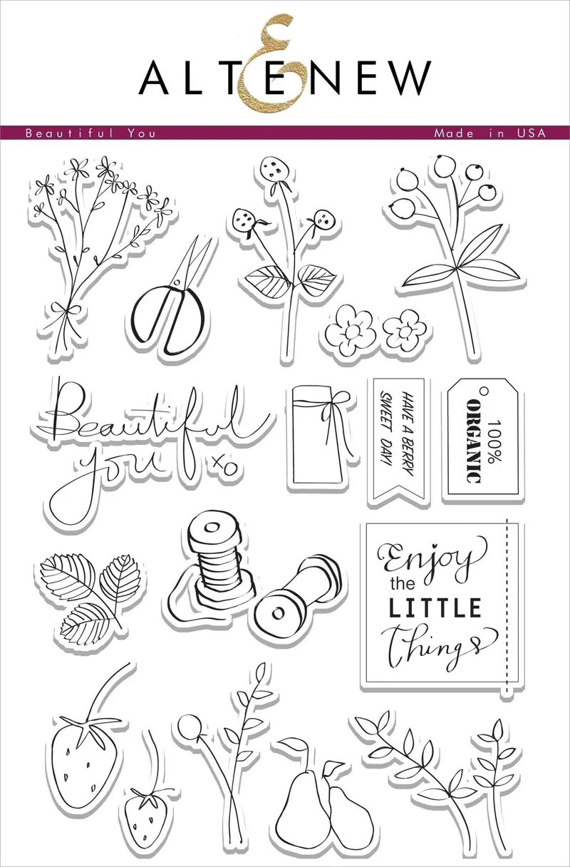 'Beautiful You' Inspirational Stamp Collection 1
