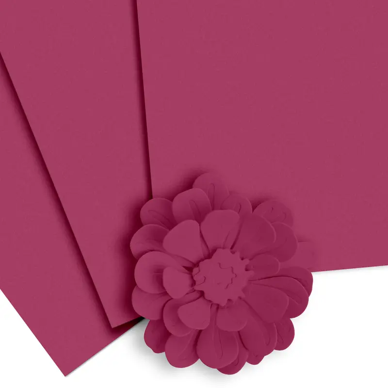 Berrylicious Deep Red Cardstock – 10-Sheet Craft Paper Pack 1