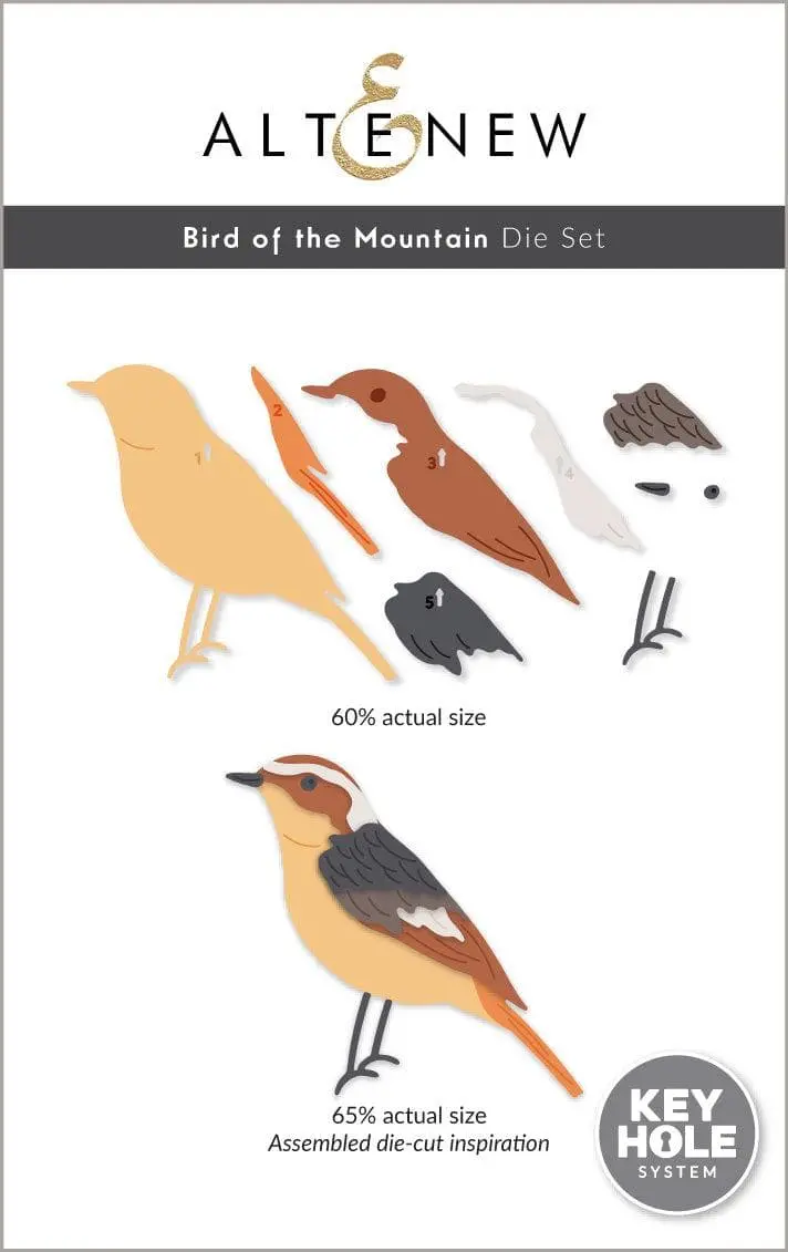 Bird Of The Mountain Intricate Die Cut 1