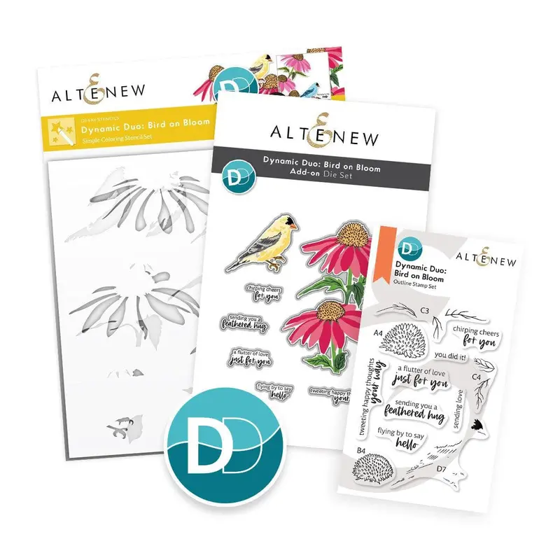 Bird On Bloom Dynamic Duo: Main Die + Coordinating Add-On Set 1