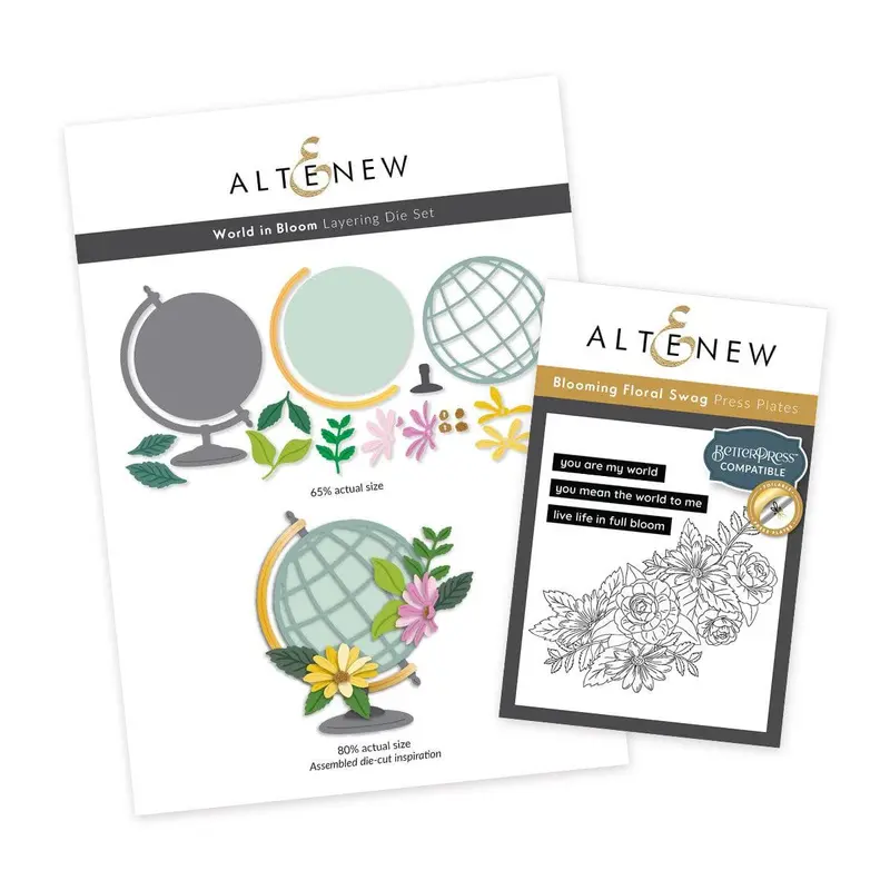Blossoming Bliss Craft Bundle – Curated Floral Dies, Inks & Stencils 1