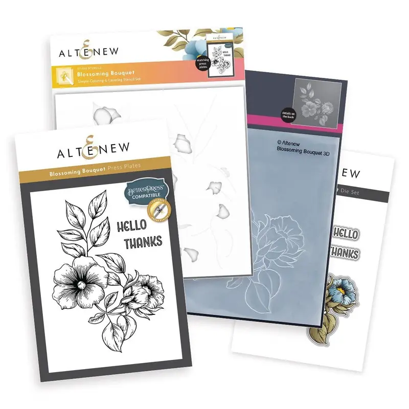 Blossoming Bouquet Layering Die Collection 1