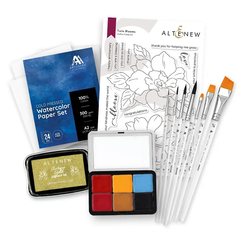 Bold Ember Watercolor Class Companion Guide And Resource Kit 1